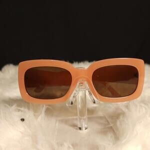 Pink Retro Oversized Sunglasses
